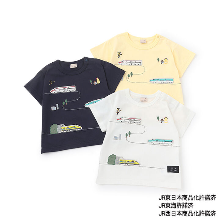 [Shinkansen] Track Short Sleeve T-Shirt,Navy, medium image number 13