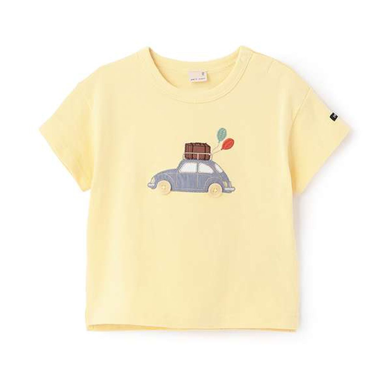 Appliqu&eacute; Car Pony Short Sleeve T-Shirt,Smoke white, large image number 22