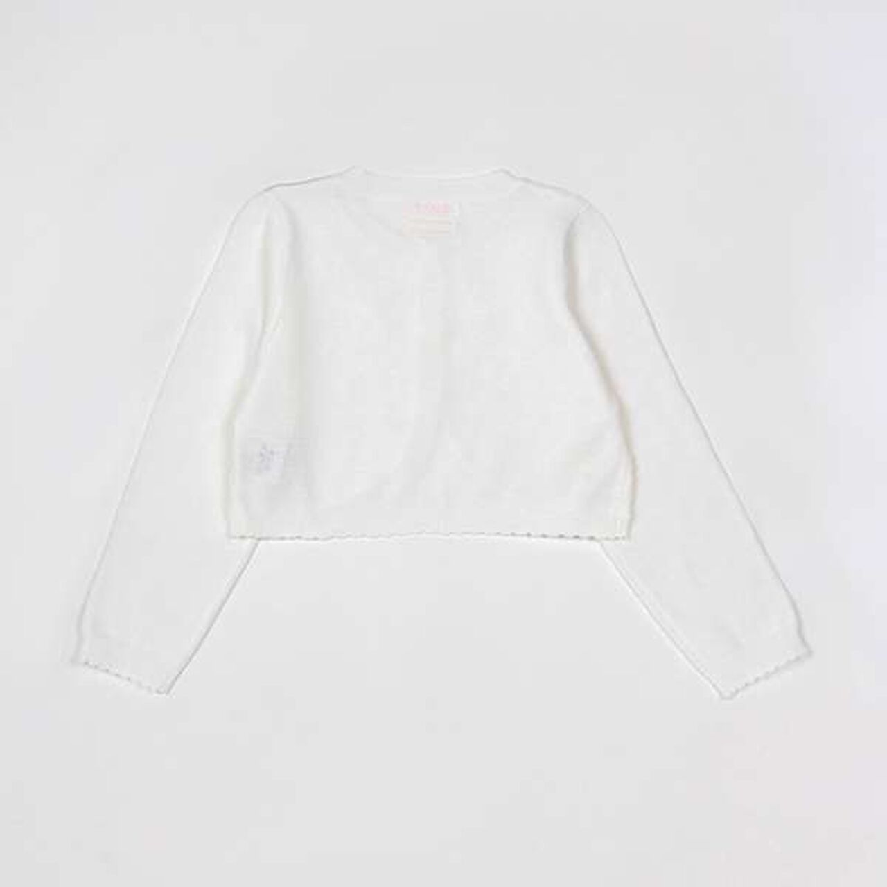 Lace Knit Bolero,Off white, large image number 1