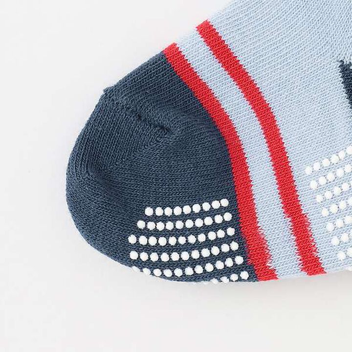 Car Pattern Crew Socks,Off white, medium image number 2