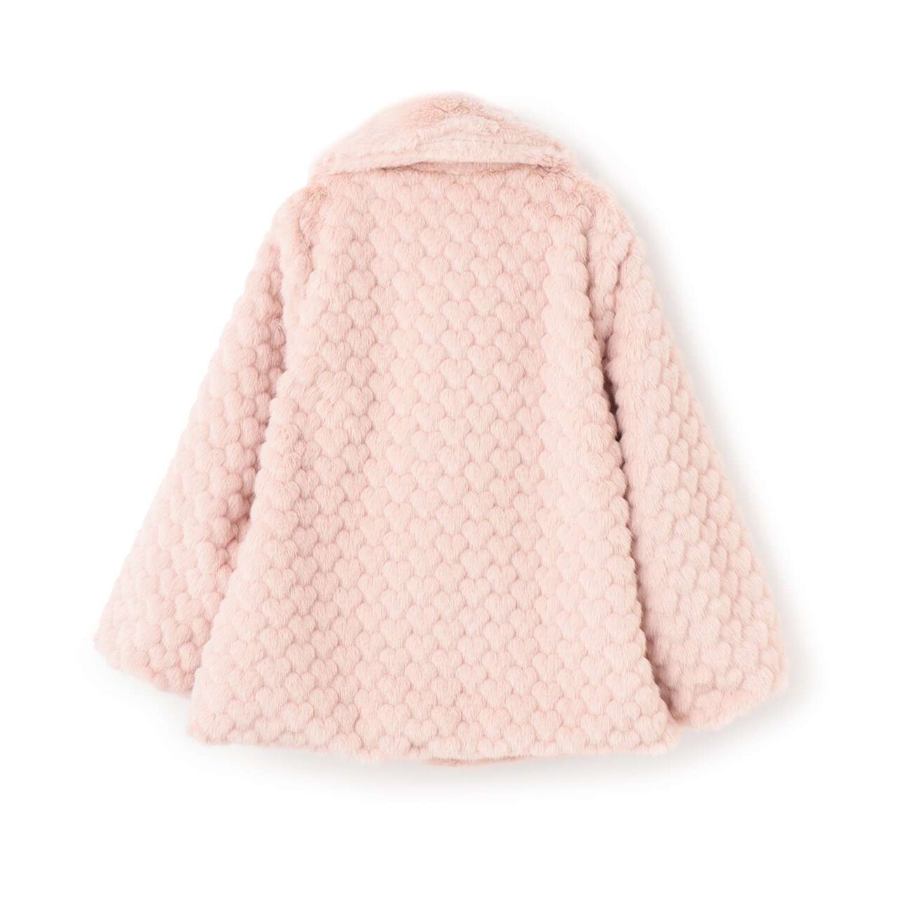 Faux Fur Coat,Pink, large image number 1