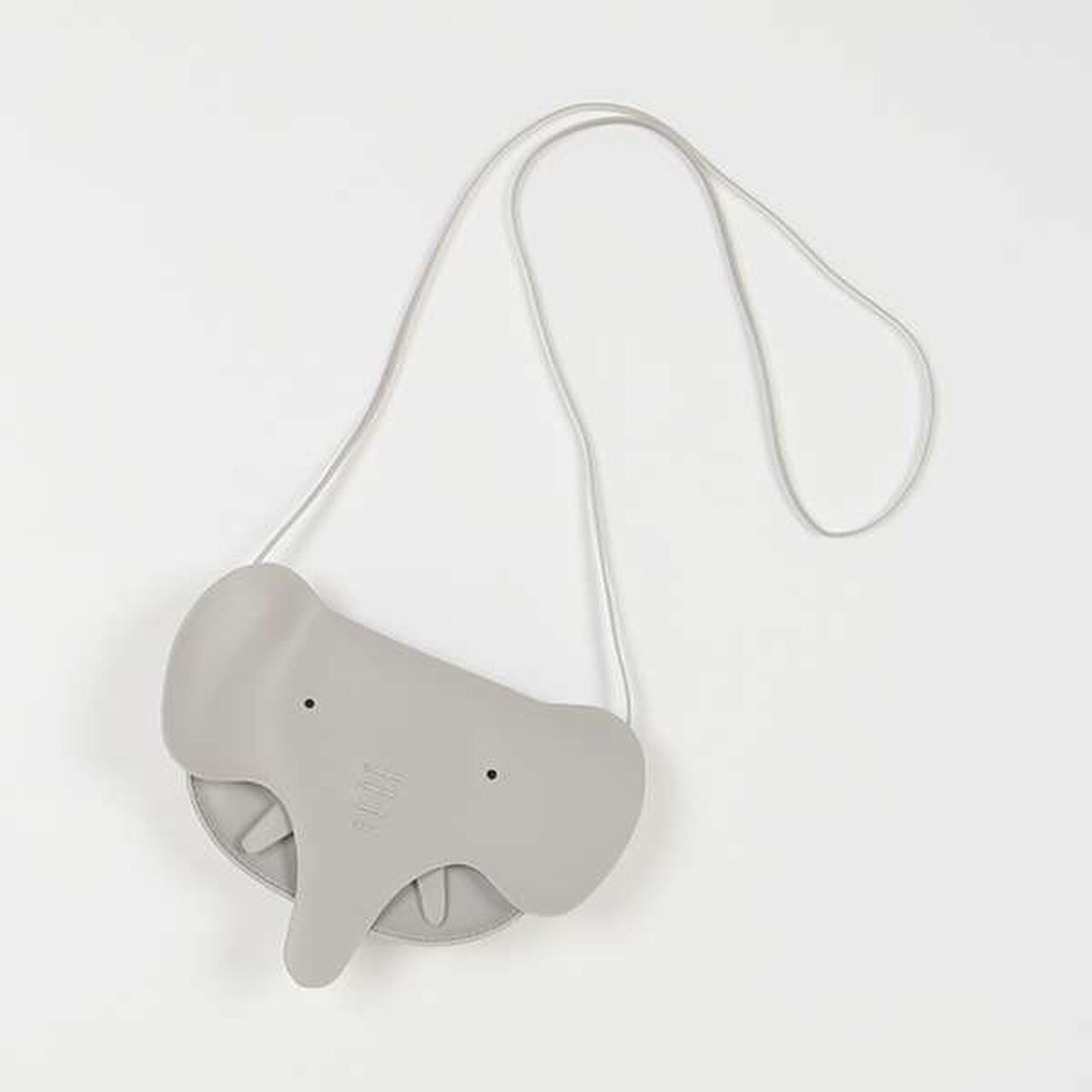 Animal Face Pouch,Gray, large image number 0