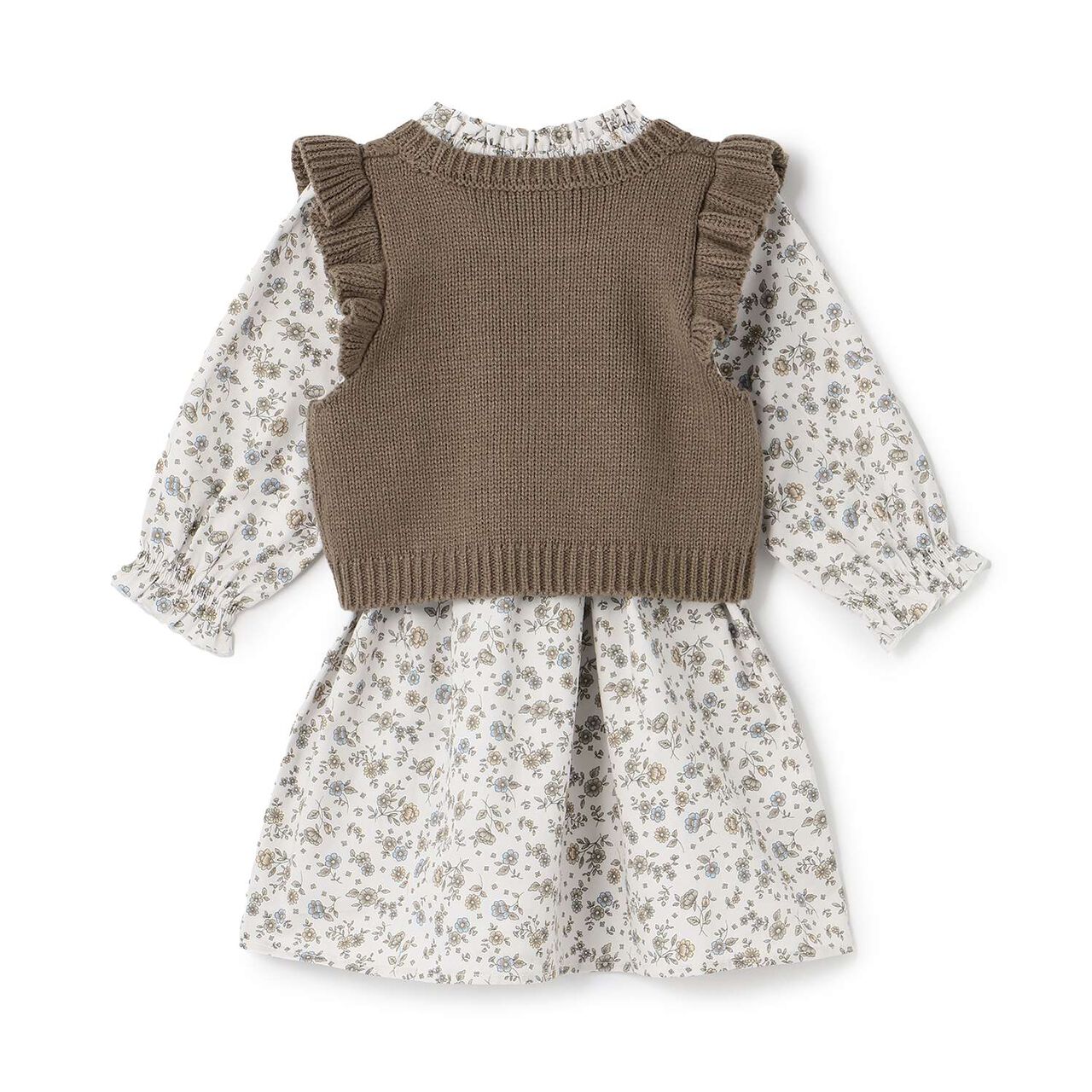Link - One-Piece Dress with Vest,Ivory, large image number 6
