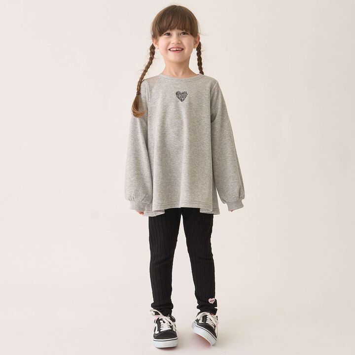 Fleece A-Line One-Point Pullover,Pink, medium image number 23