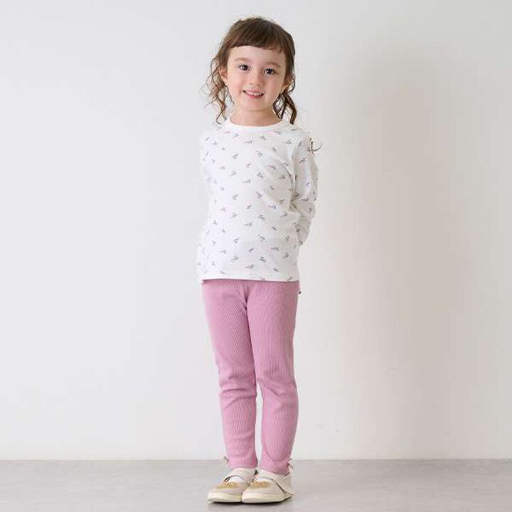 10-Length Girls' Leggings,Pearl white, medium image number 21