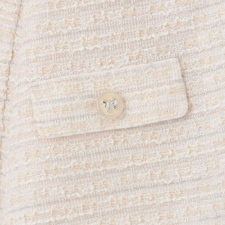 [Graduation Attire] Lame Tweed Outfit Set,Black, medium image number 9