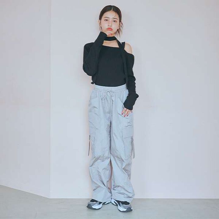 LTXC - Shiny Cargo Pants,Pink, medium image number 1