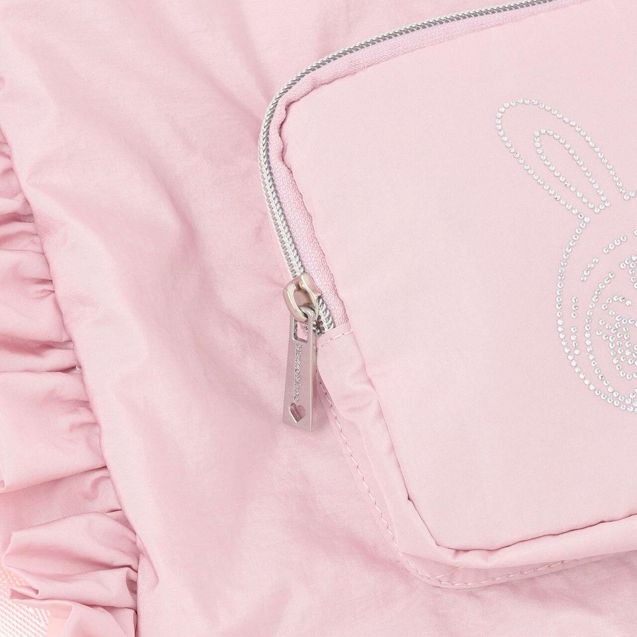 A4-Compatible Water-Repellent Sparkling Bellie Knapsack,Pink, large image number 4