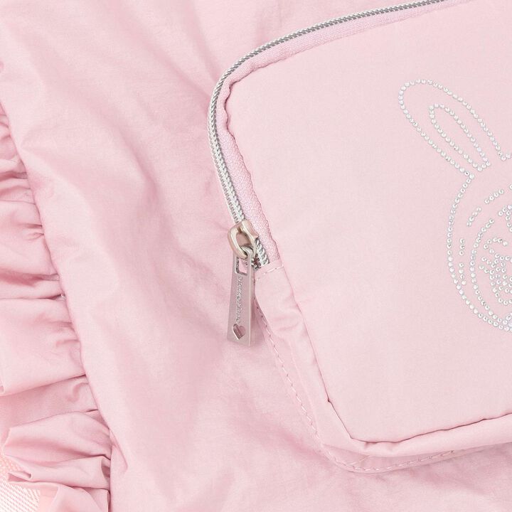 A4-Compatible Water-Repellent Sparkling Bellie Knapsack,Pink, medium image number 4