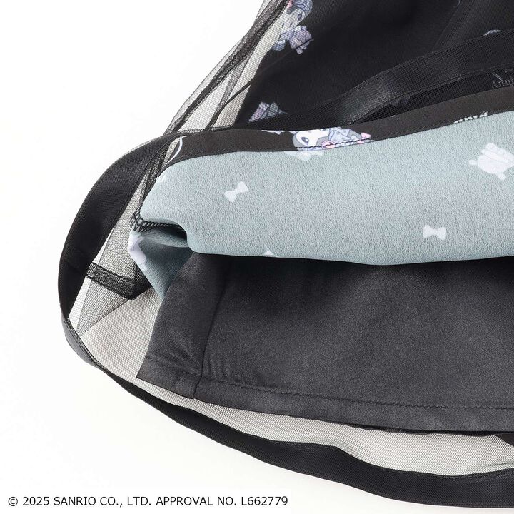 My Melody / Kuromi Pattern Tulle Skirt,Pink, medium image number 5