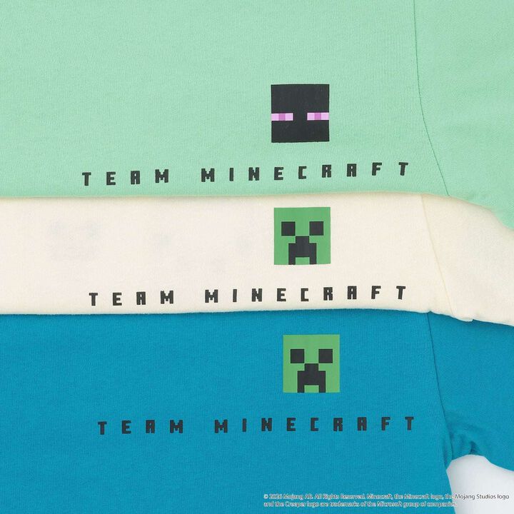 [MINECRAFT] 貼布刺繡短袖T恤,土耳其藍, medium image number 16