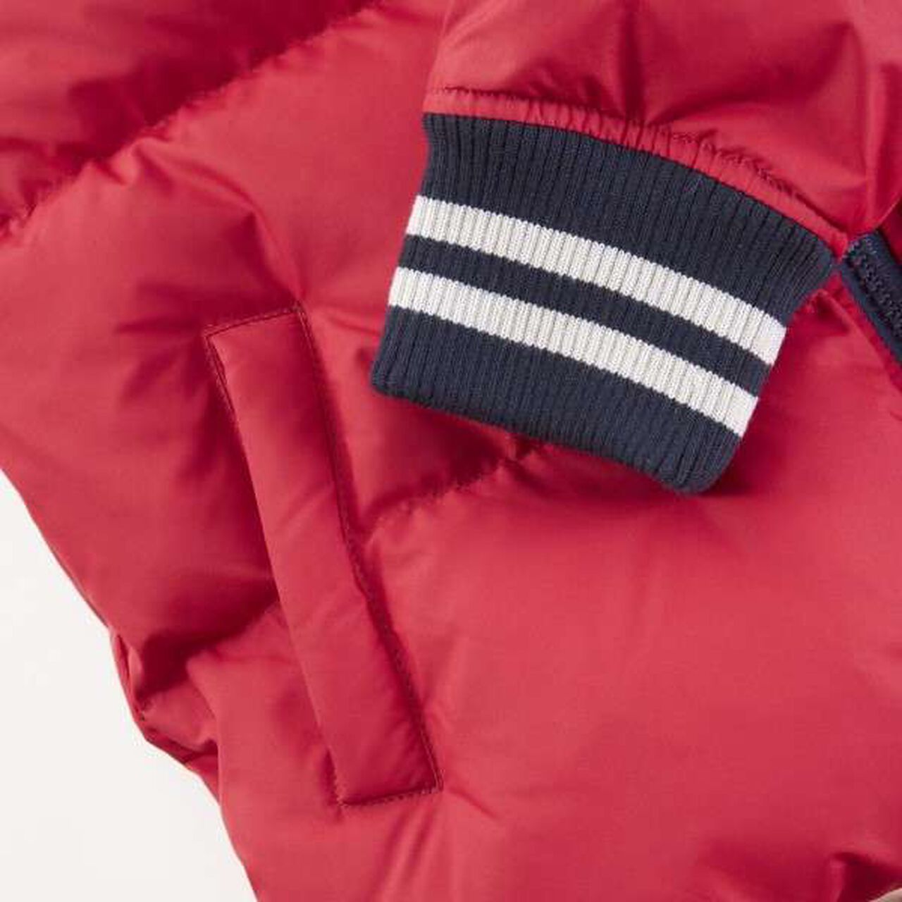 KP Boy Solo Padded Dinosaur Patch Jacket (90-130),Red, large image number 5