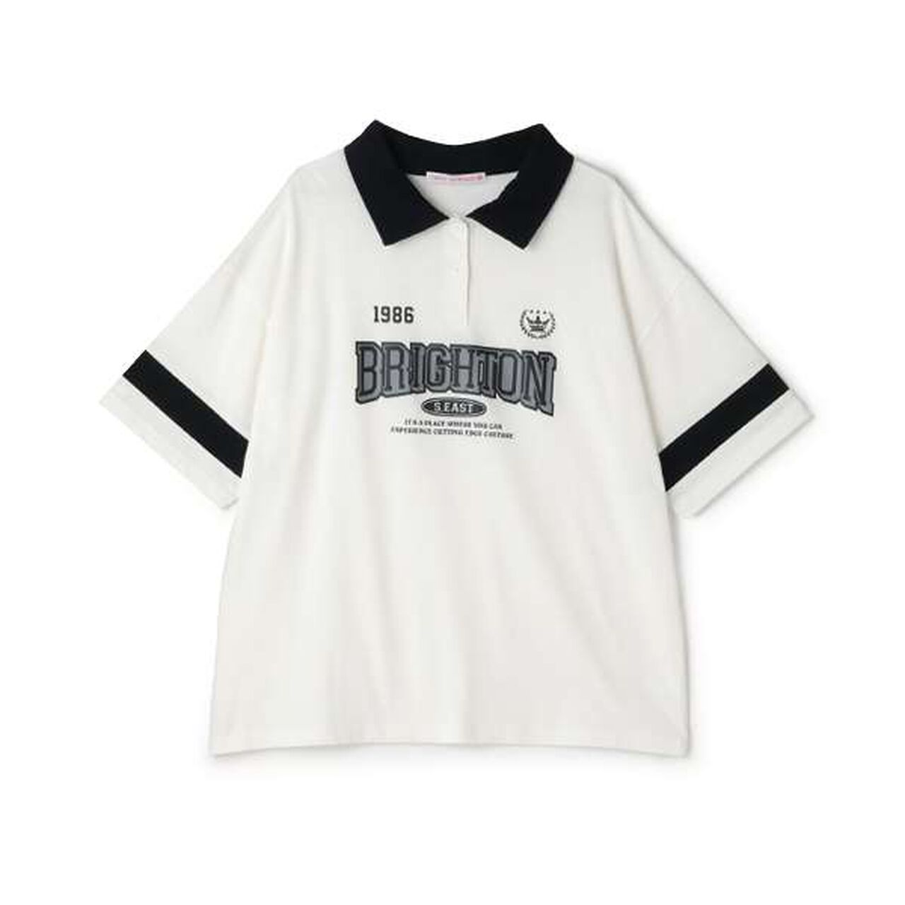 [7days] Cool Touch Loose Polo Shirt,Off white, large image number 5