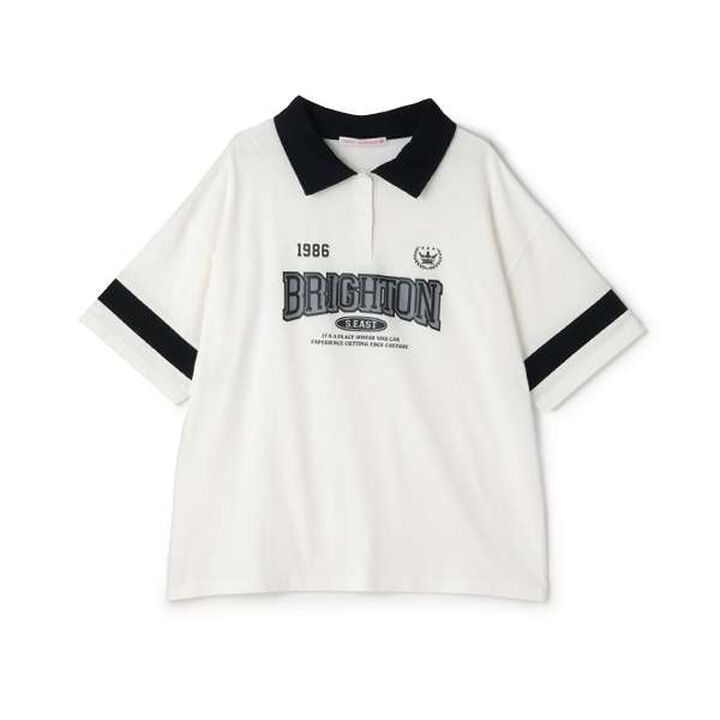 [7days] Cool Touch Loose Polo Shirt,Off white, medium image number 5