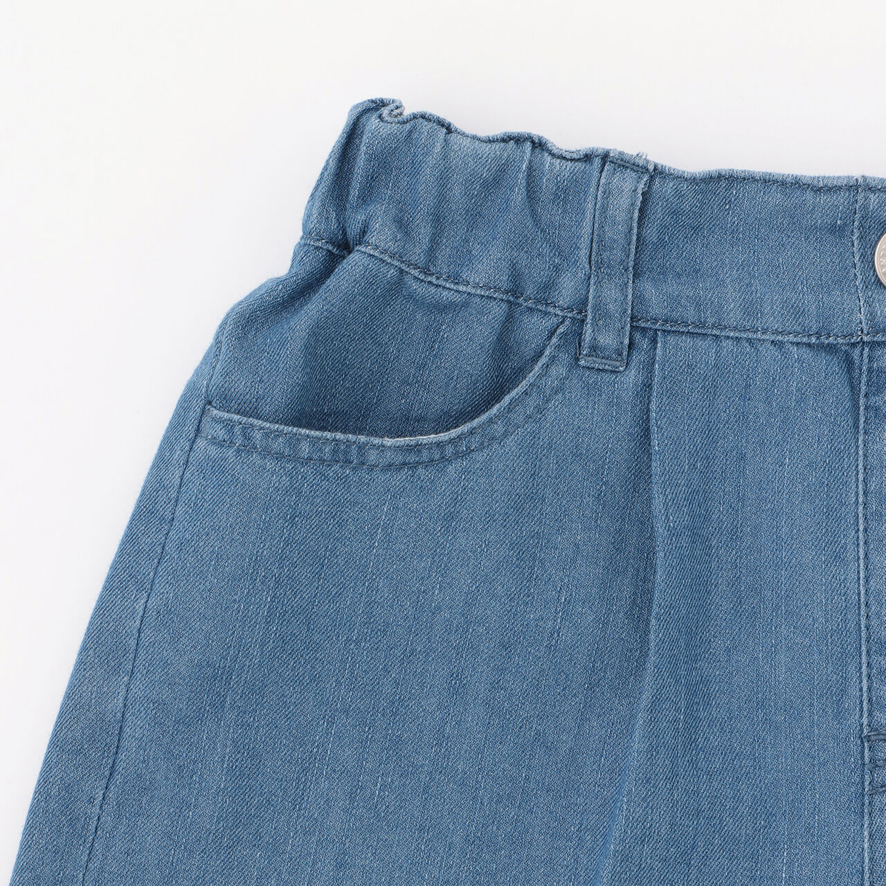 [Cool Touch] Heart Spray Denim Shorts,Gray, large image number 4