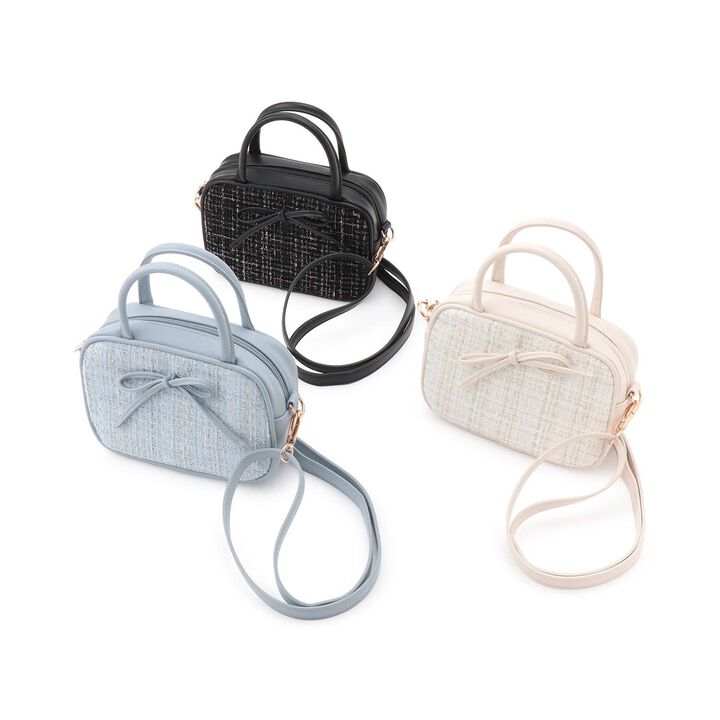 Synthetic Leather Shoulder Bag,Sax blue, medium image number 6