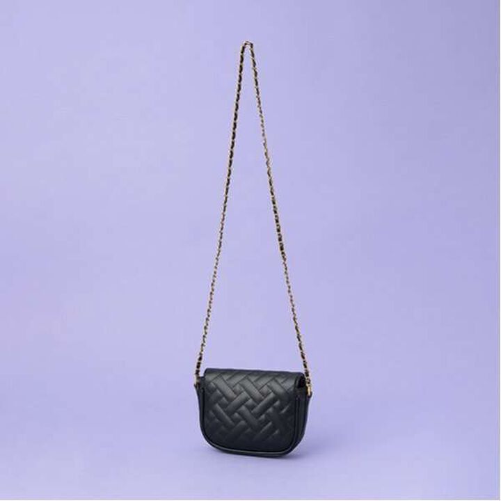 Quilted Shoulder Bag,Beige, medium image number 1