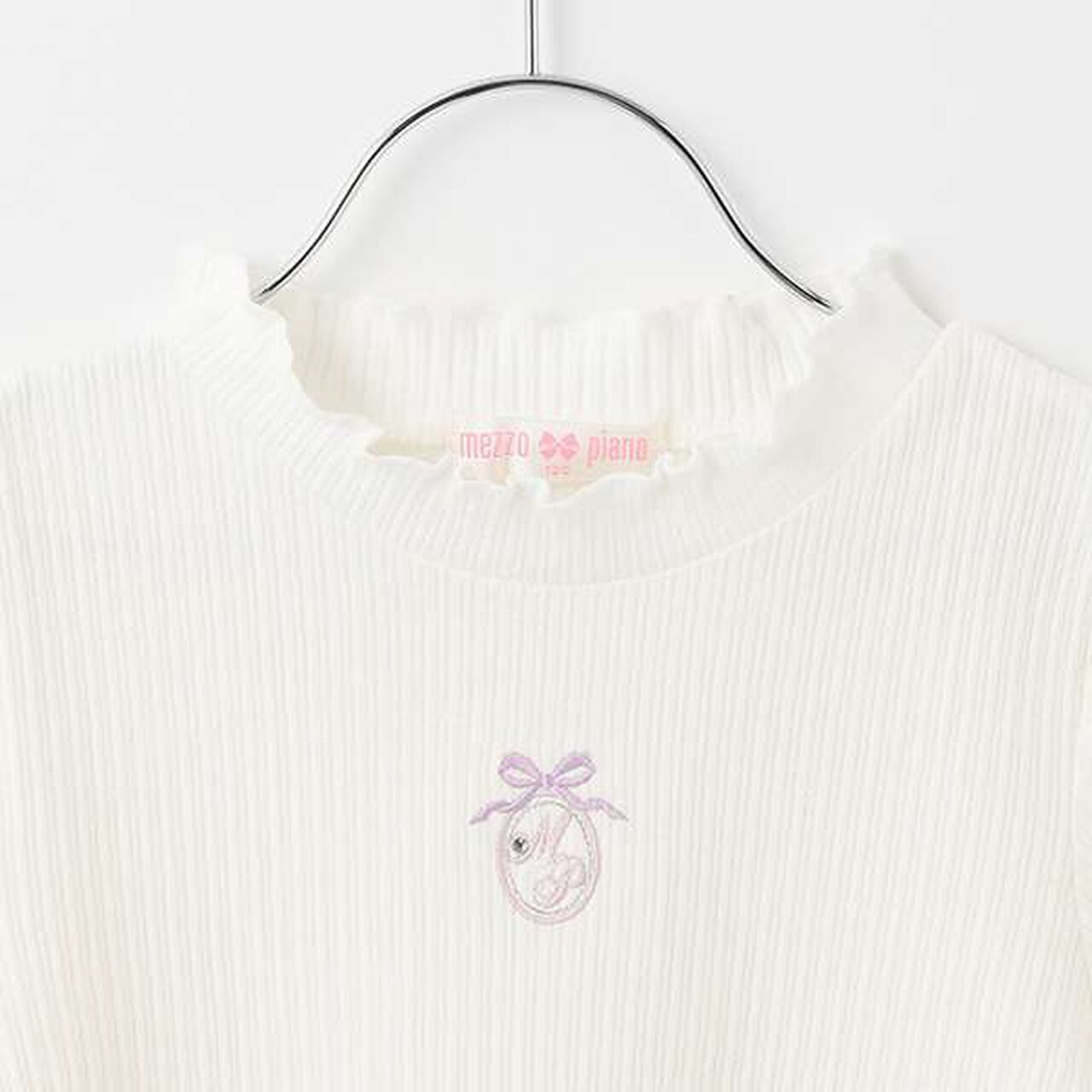 Frill Shirt & Petite High Short-Sleeve T-Shirt Set,Navy, large image number 17