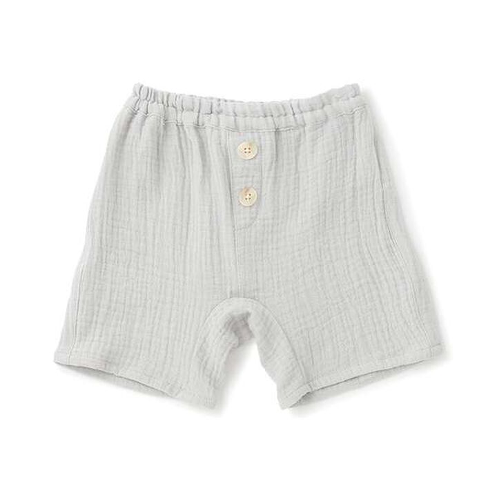 W Gauze Shorts,Light green, medium image number 0