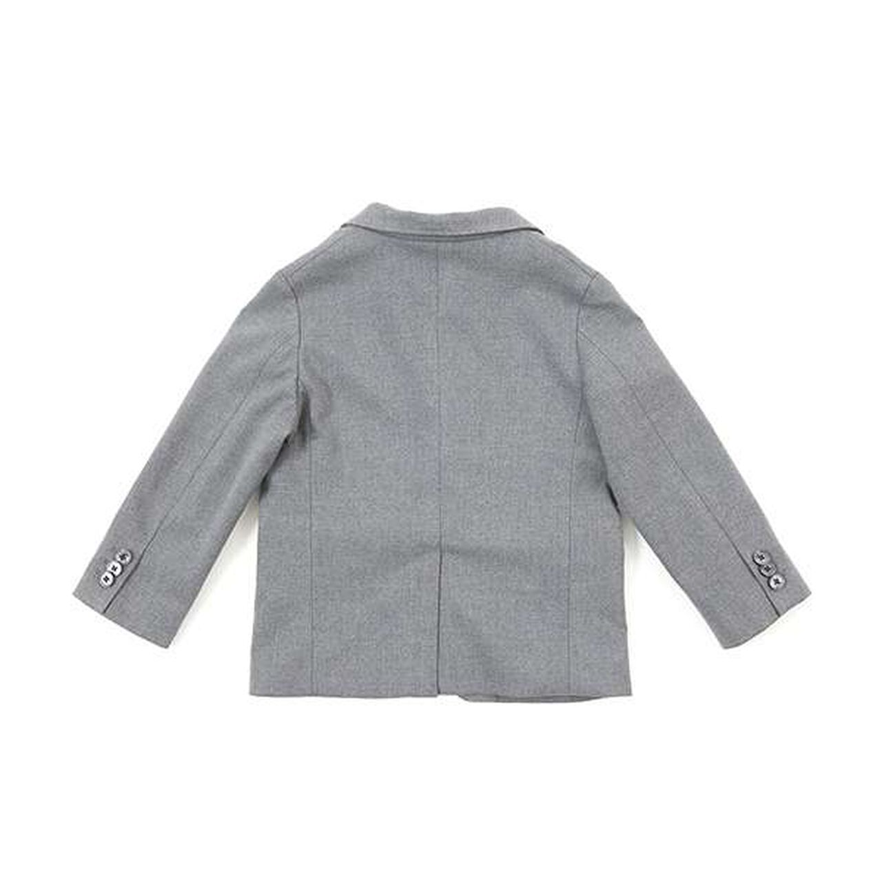 KP Boy Twill Stretch Jacket (110-130),Charcoal gray, large image number 3