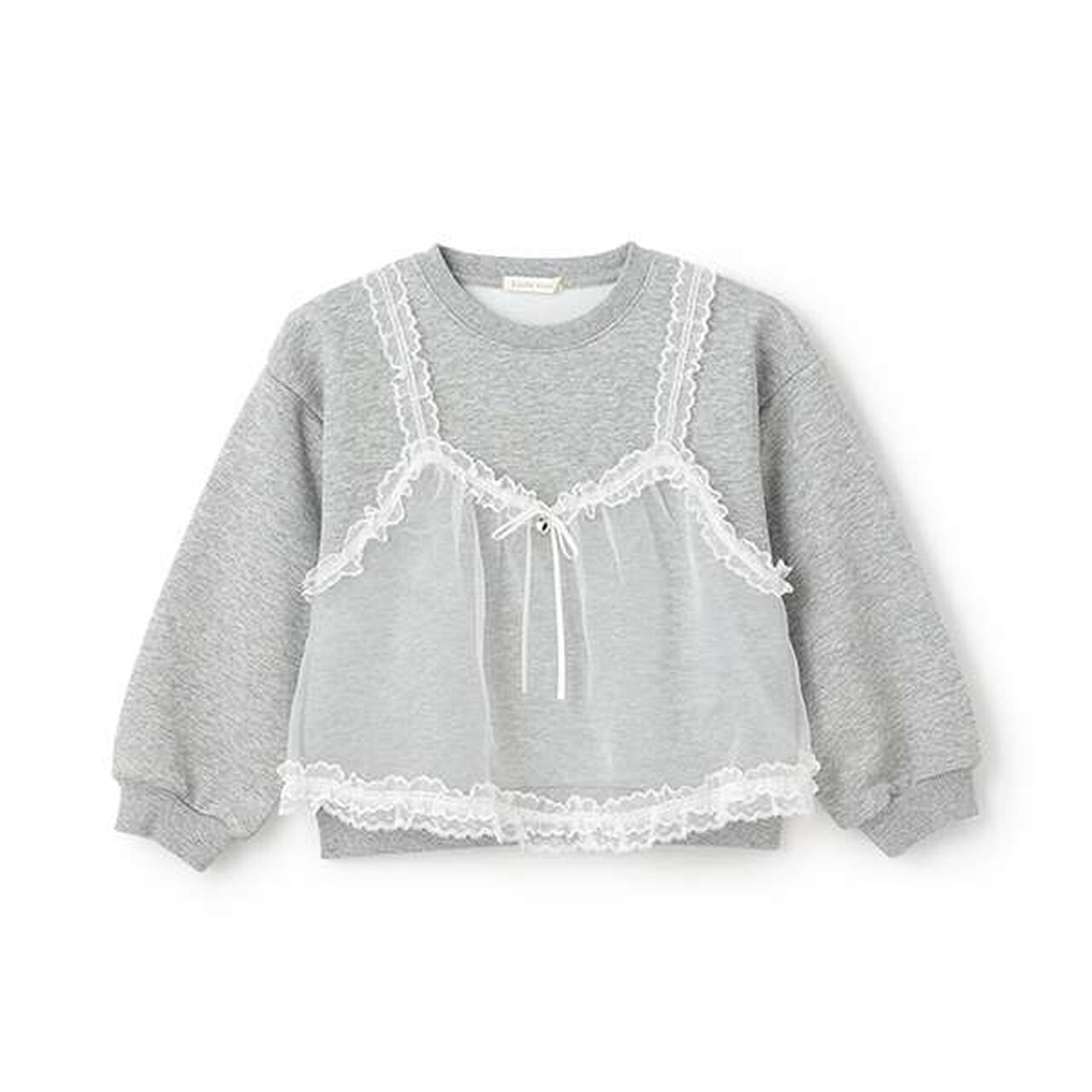 [Lycee Mine Ballet Series] Camisole Ducky Sweatshirt,Moderate pink, large image number 2