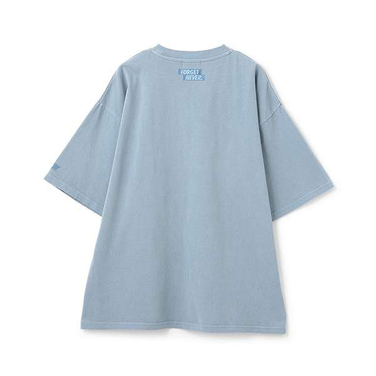 [FORGETNEVER] Heavyweight Pigment-Dyed Printed T-Shirt,Brown, large image number 1