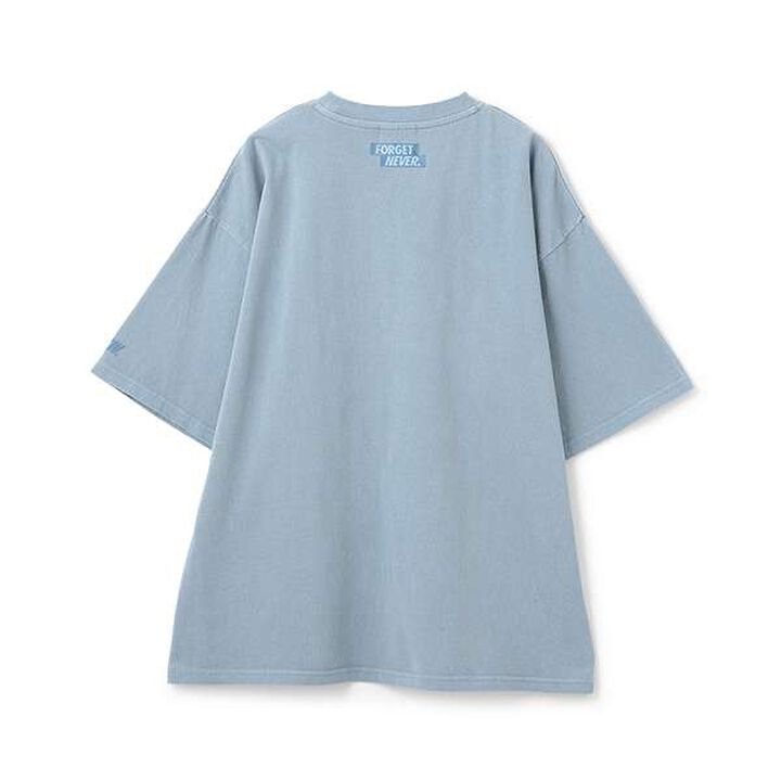 [FORGETNEVER] Heavyweight Pigment-Dyed Printed T-Shirt,Brown, medium image number 1