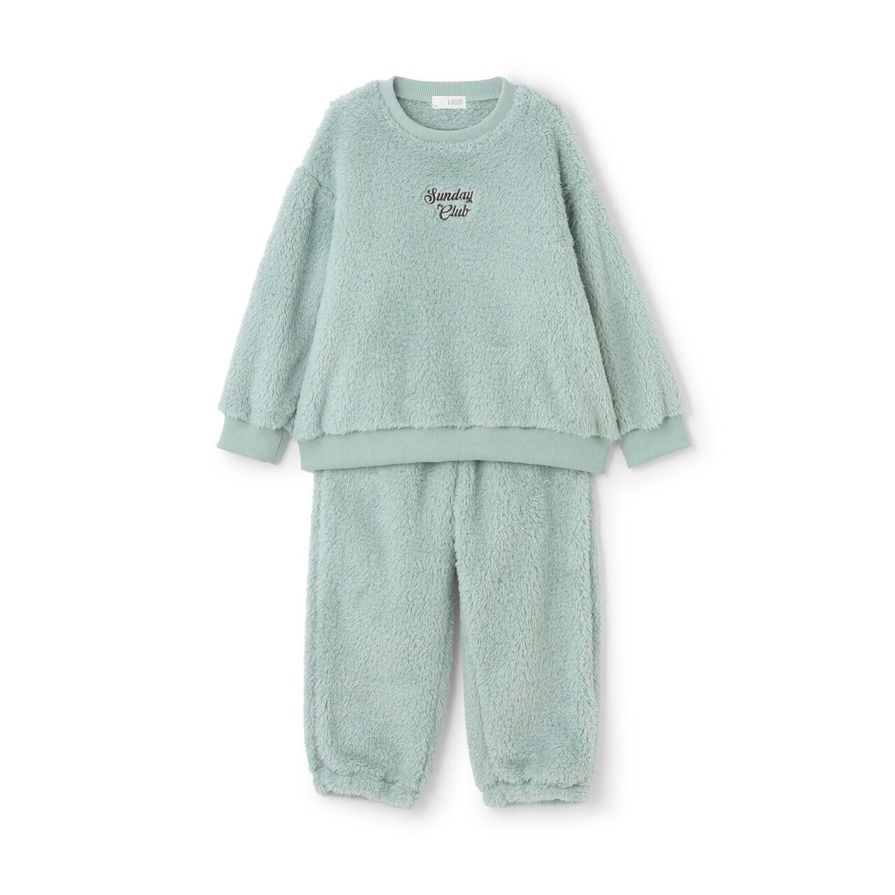 Loungewear Pullover & Pants Set,Light green, large image number 0
