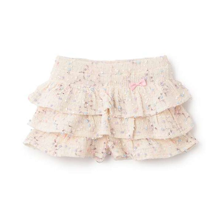 Candy Nep Frilled Pants,Off white, medium image number 0