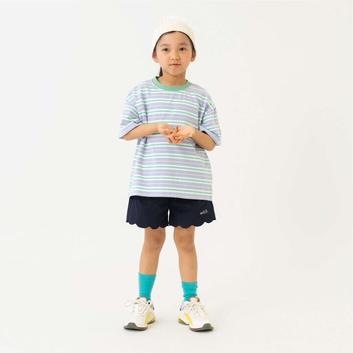 [Land and Water Use] Scallop Trim Shorts,Beige, medium image number 5