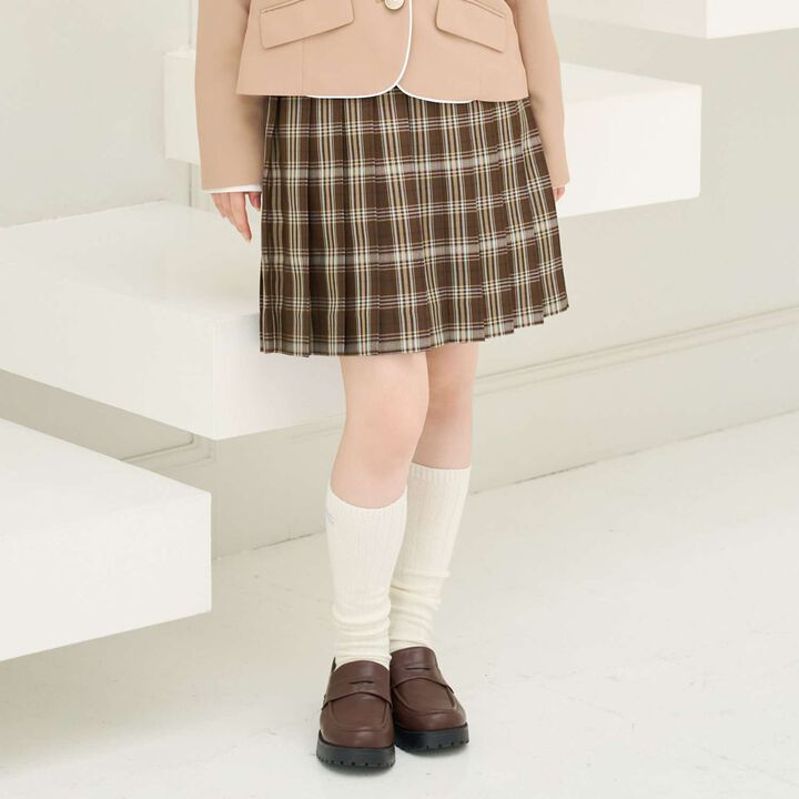 [Graduation/Ceremony/Freshers] Checkered Pleated Skirt-Pants,, medium