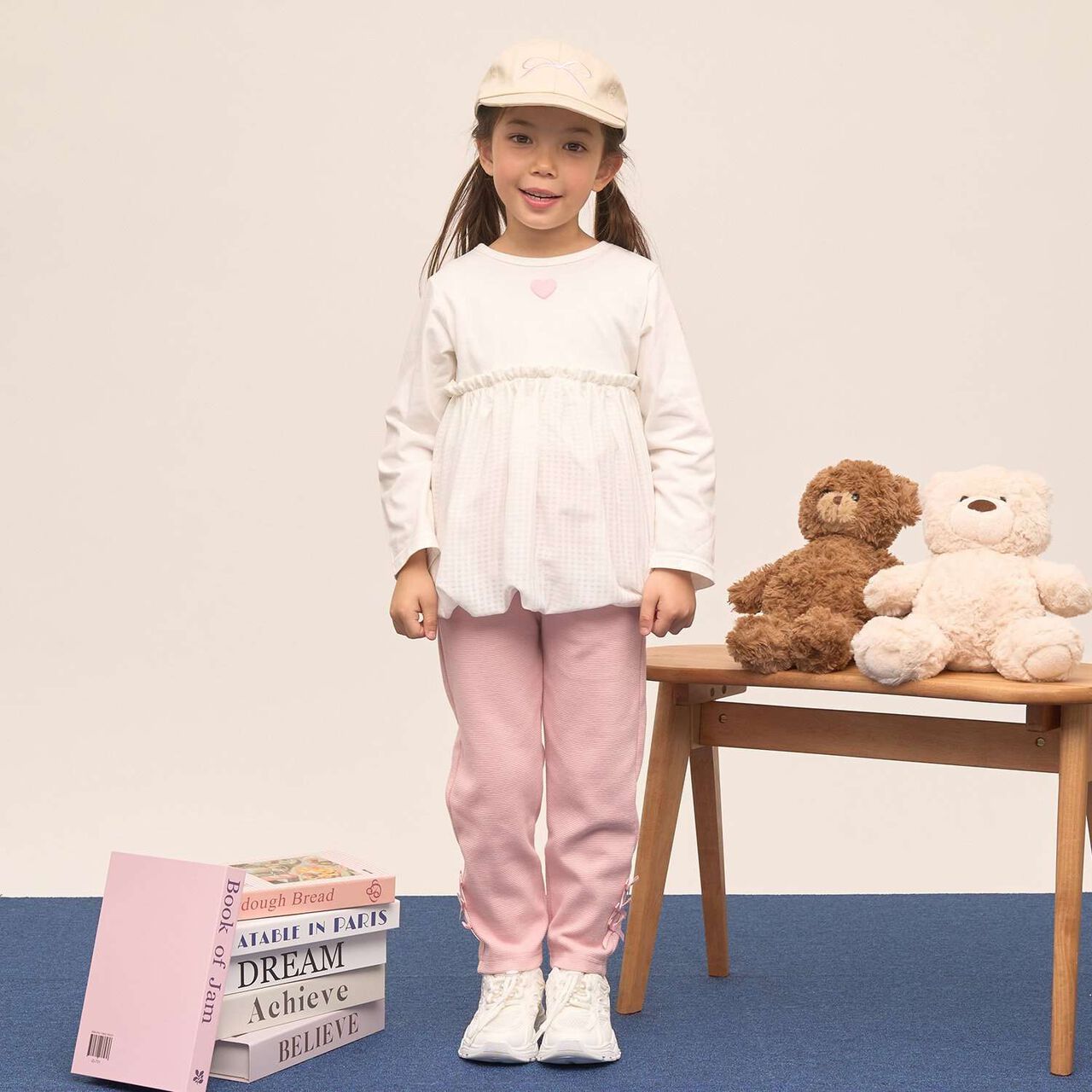 Tomo Pants [Anti-Stain, Quick-Dry] Ribbon Straight Pants,Ivory, large image number 24