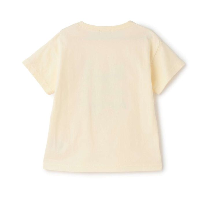 [100% Cotton] Sherbet T-Shirt [UV Cool Touch & Shape-Retaining] Assorted 7 Patterns T-Shirt [Kids Girls],Pearl white, medium image number 8