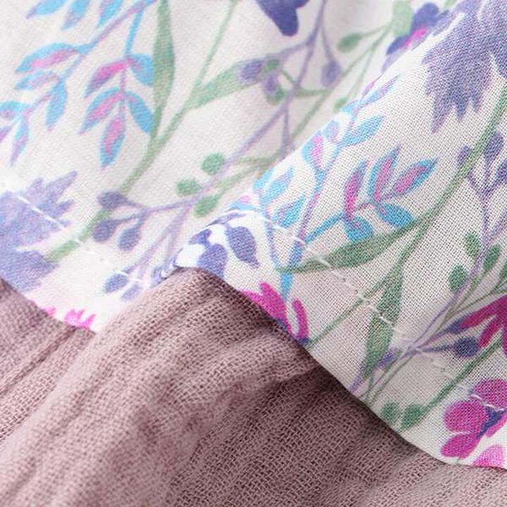 Floral Tunic Pants Set,Blue, medium image number 4