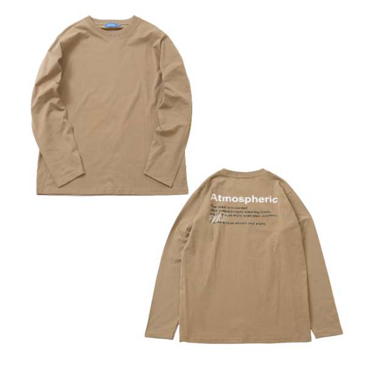 Affordable Back Logo Long-Sleeve T-Shirt,White, large image number 18