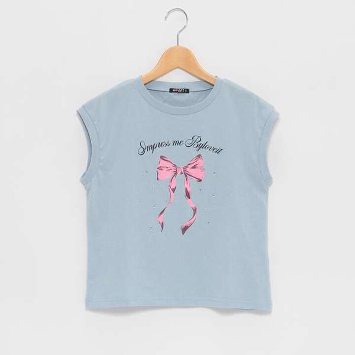 [Web Exclusive] Sparkling Jewel Ribbon T-Shirt,Black, medium image number 9