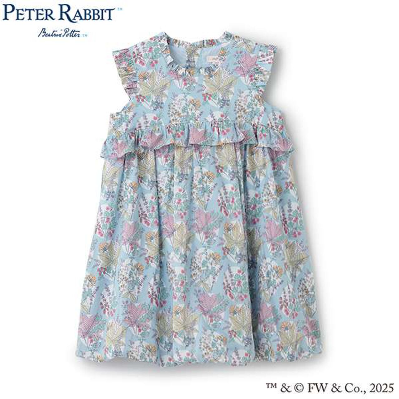 Peter Rabbit (TM) Liberty Balloon One-Piece Dress,Lavender, large image number 11