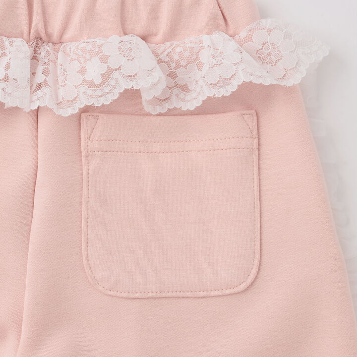 Side Tulle Long Pants,Pink, medium image number 14