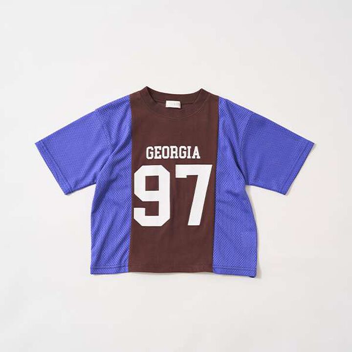 [Kaiteki Tenjiku] Bi-Color Big T-Shirt,Smoke white, medium image number 2