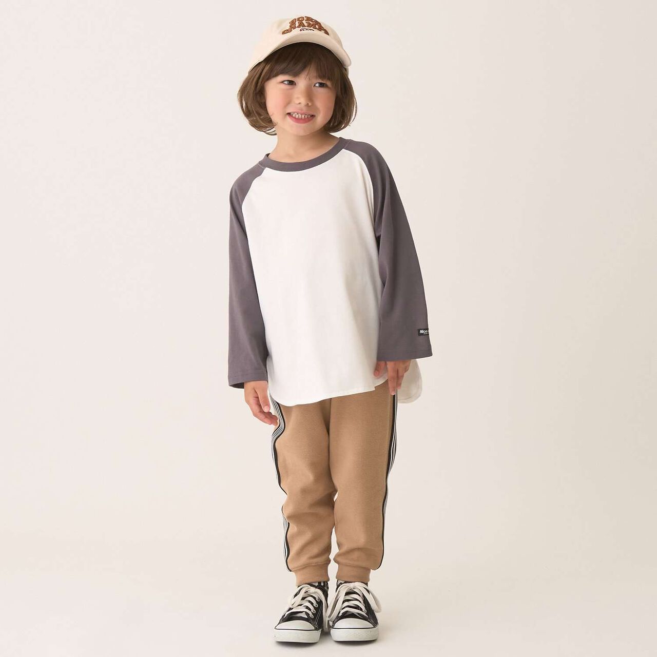 Tomo Pants with Side Line Tapered Design,Greige, large image number 25