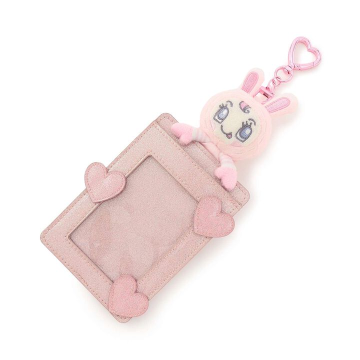 Berrie-chan Sparkling Card Case with Pop-Up Charm,Pink, medium image number 1