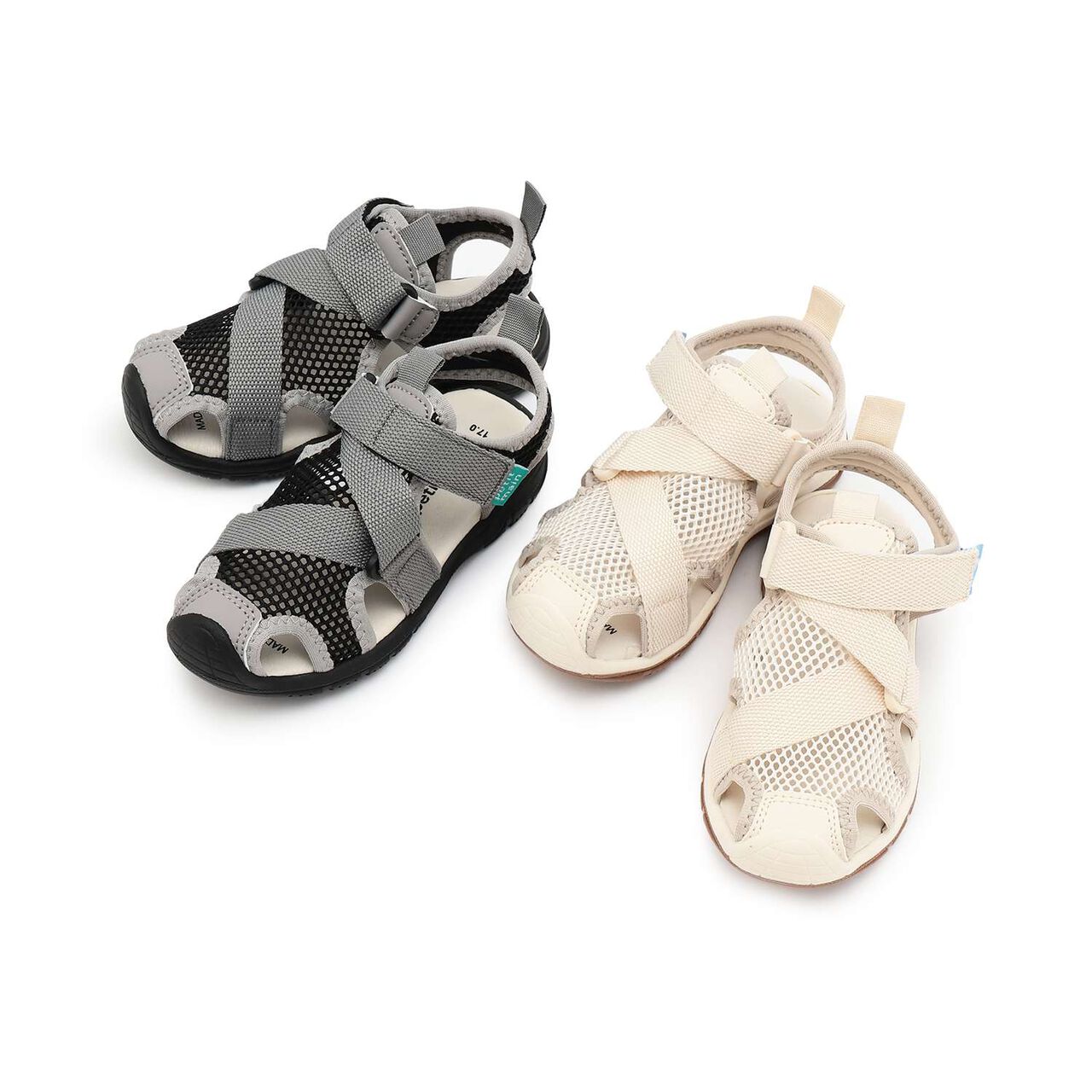 Guard Tape Sandals,Black, large image number 5