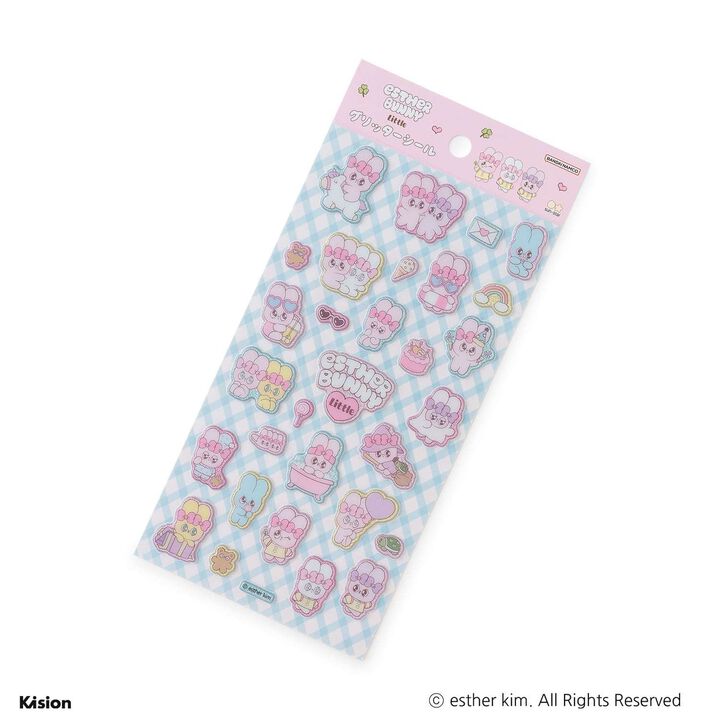 [Esther Bunny Little] Glitter Stickers,, medium