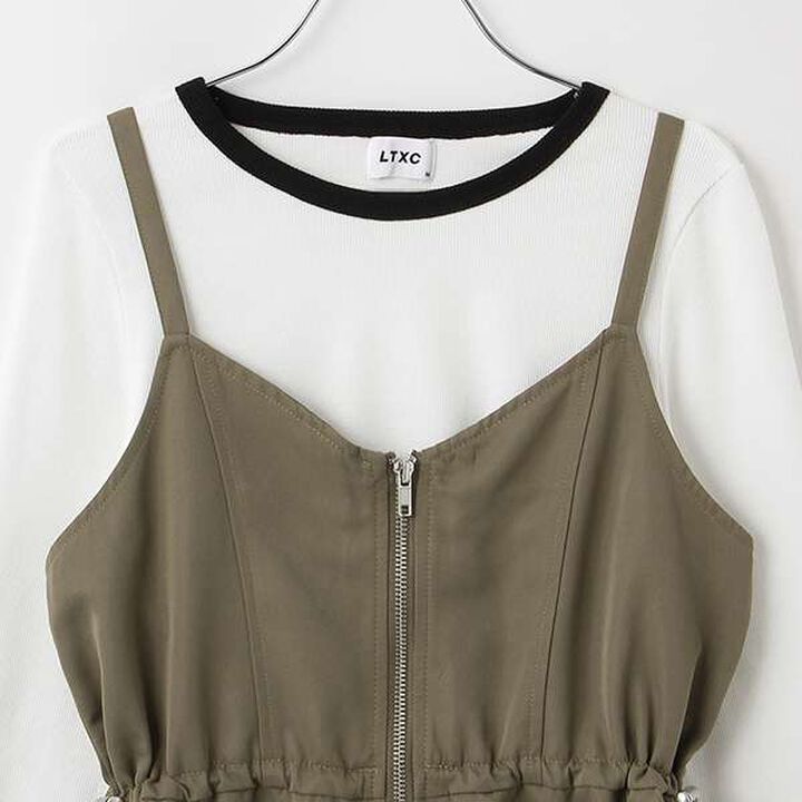 LTXC - Long T-Shirt Dress Set,Black, medium image number 4