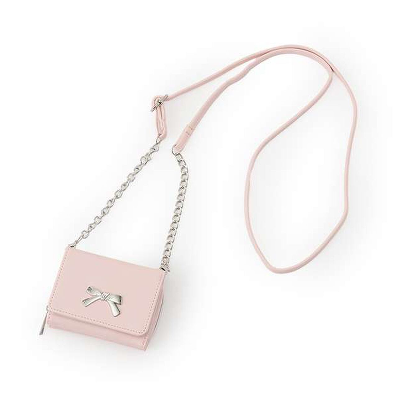 Shoulder Ribbon 3-Fold Wallet,Black, large image number 9