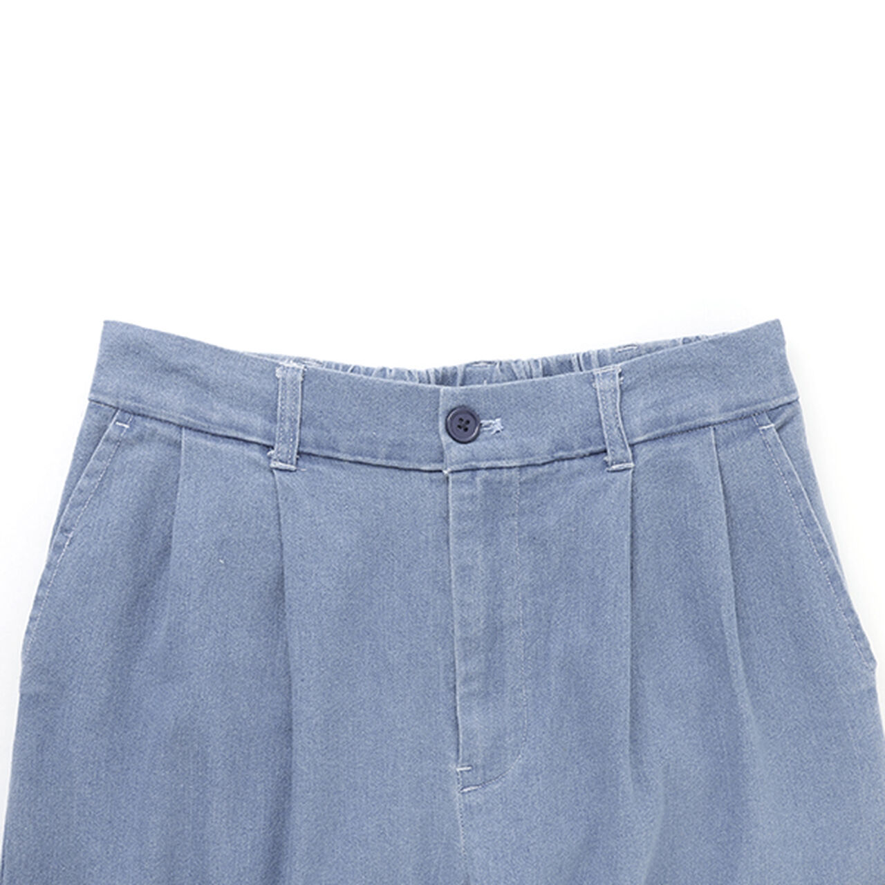 [Link] DAD Wide Denim Tapered Pants,Navy, large image number 2