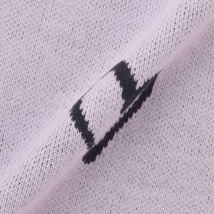[7days/Washable] Heart Pattern Cardigan,Lavender, medium image number 17