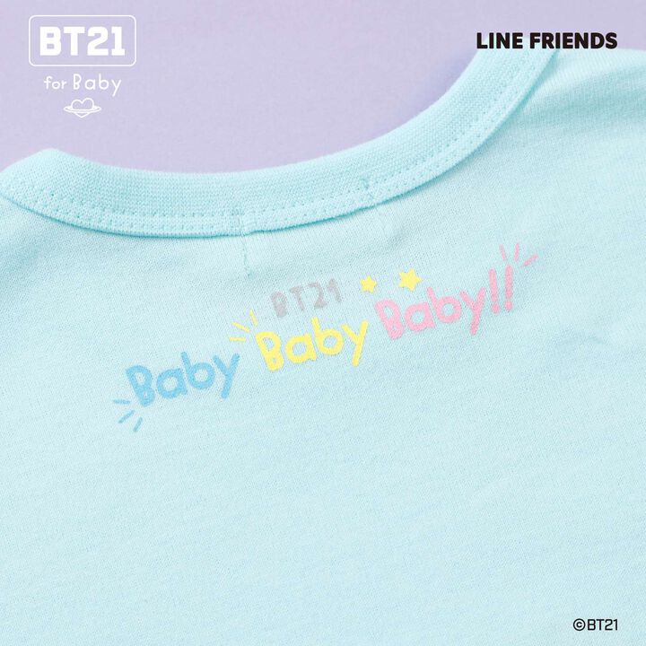 [BT21] Appliqu&eacute; Short Sleeve T-Shirt,Blue, medium image number 11