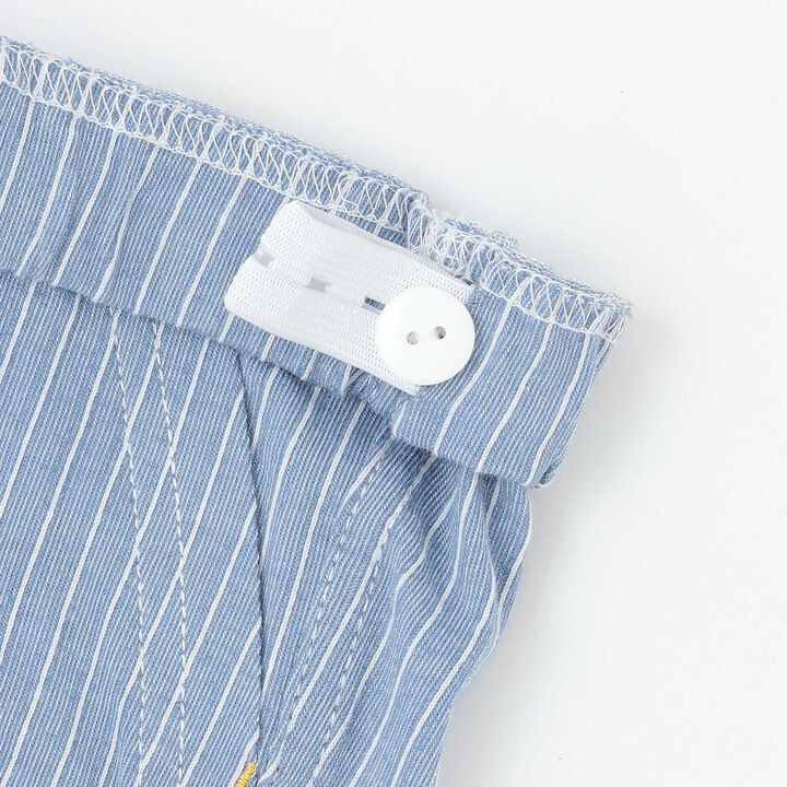 Train Stripe 6/10 Length Pants,Sax blue, medium image number 3