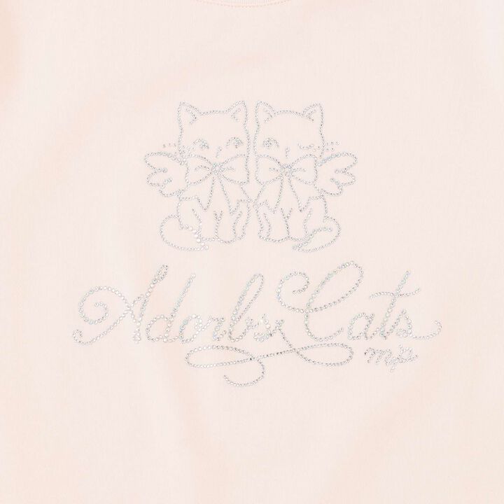 Sparkling Angel Cat T-Shirt,Light pink, medium image number 3